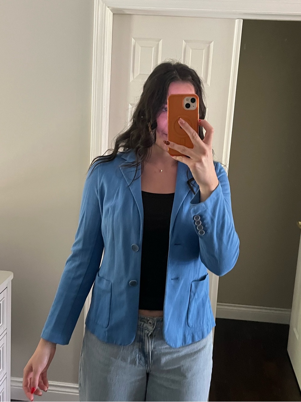 Talbots Light Blue Tailored Blazer